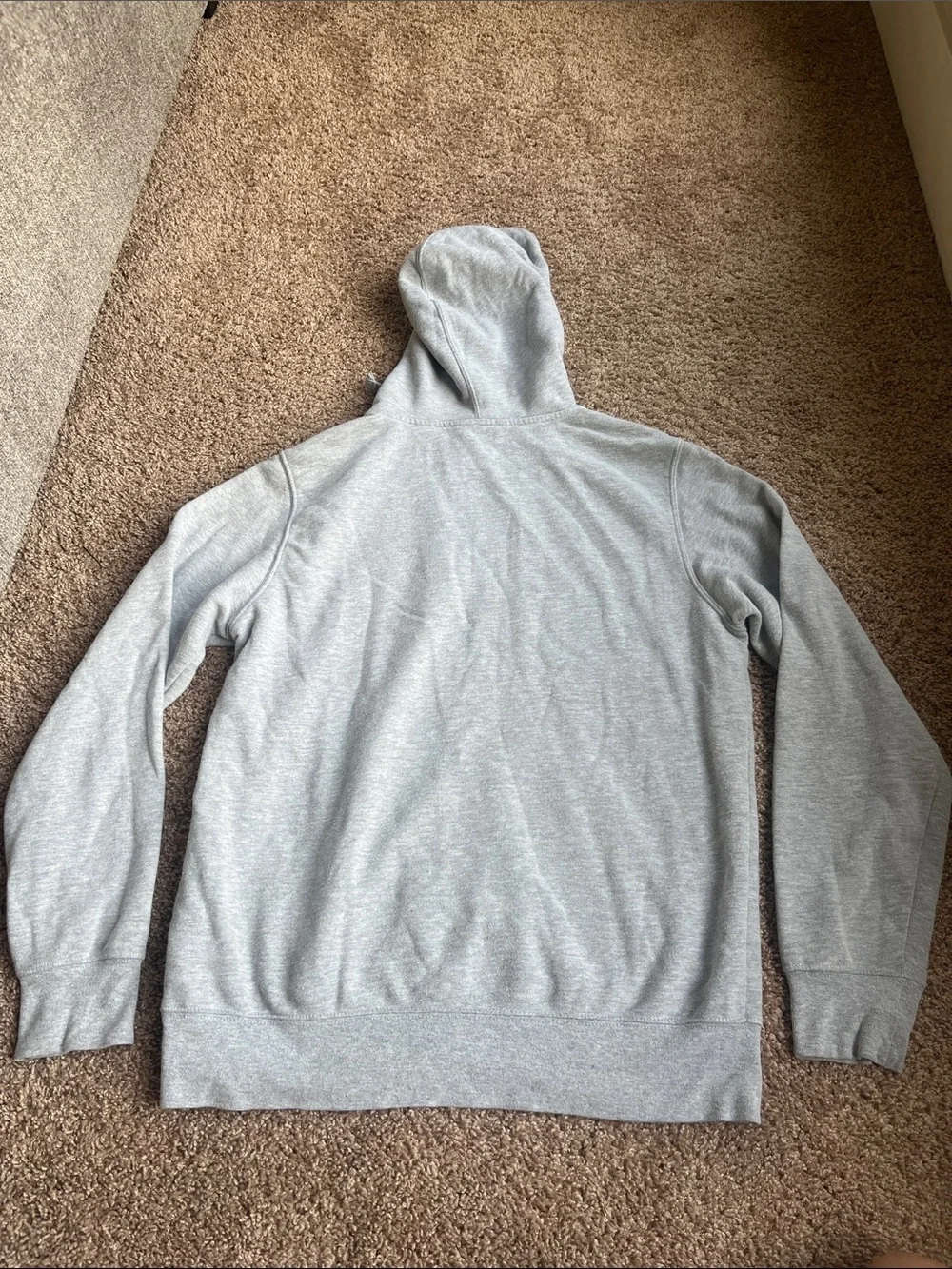 The North Face Men's Light Gray Logo Hoodie